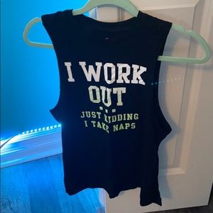 SO Black Muscle Tank